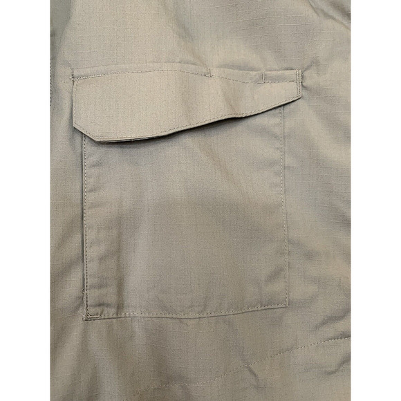 TRU-SPEC 24-7 Series Khaki Field Tactical Long Sleeve Zip Up Shirt Men's Sz XL - Picture 4 of 14